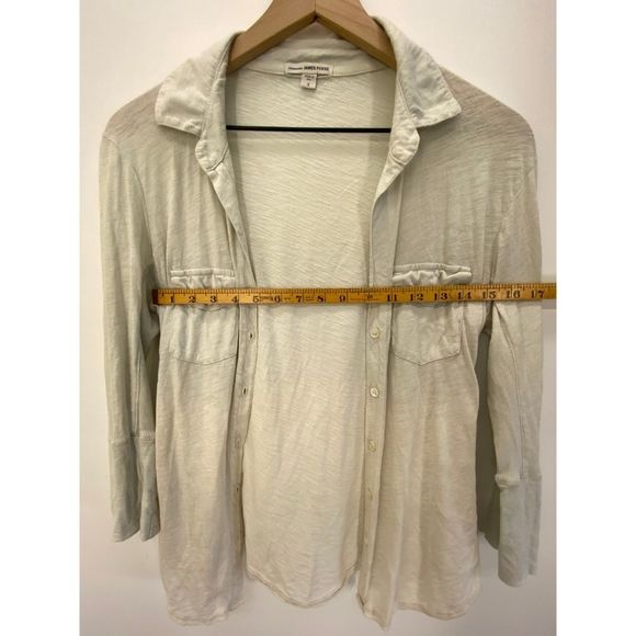 James Perse Women's Long Sleeve Button-Down Tops - Picture 7 of 8